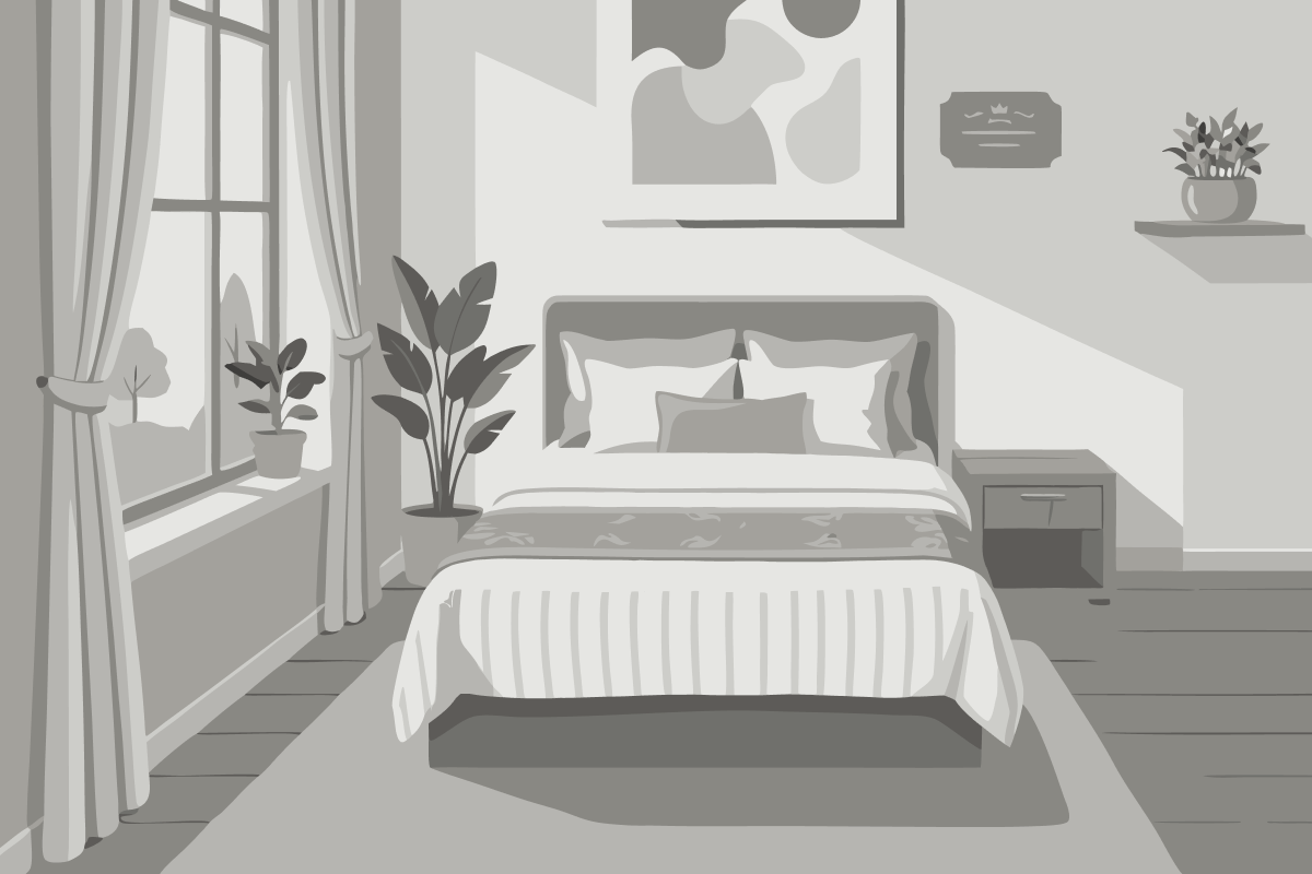 Suite con cama extragrande y vistas al mar